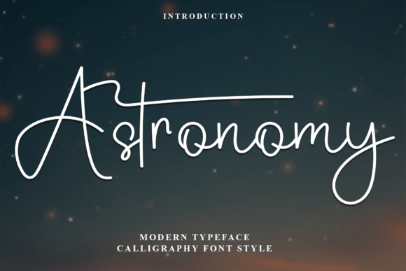 Astronomy Font Review