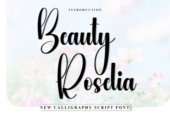Beauty Roselia: A Festive Typeface
