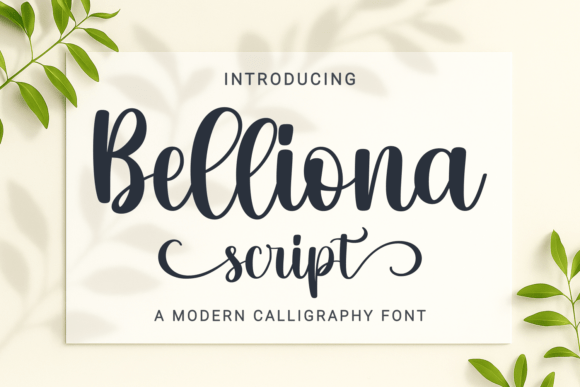 Belliona: A Stylish Font for Business