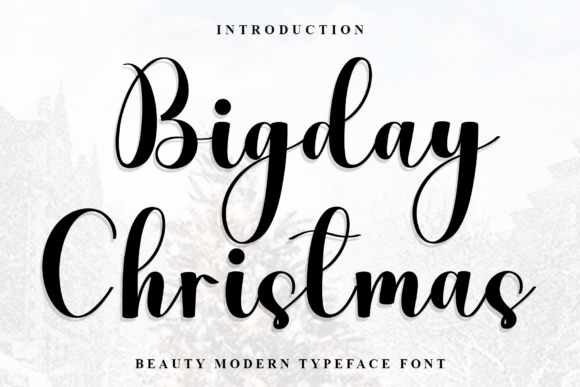 Bigday Christmas Font Review