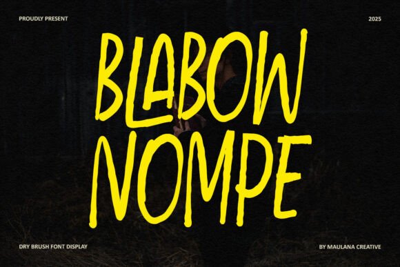 Blabow Nompe Font for Web Design