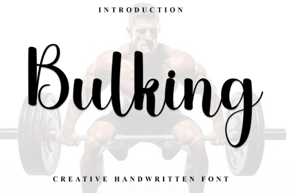 Bulking: A Festive Font for Impactful Design