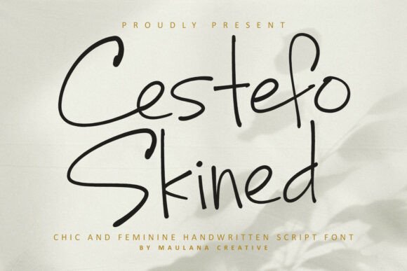 Cestefo Skined: A Chic Font for Business Branding
