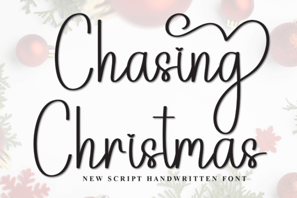 Chasing Christmas Font for Creative Projects