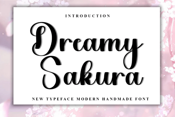 Dreamy Sakura: A Soft Font for Creative Projects