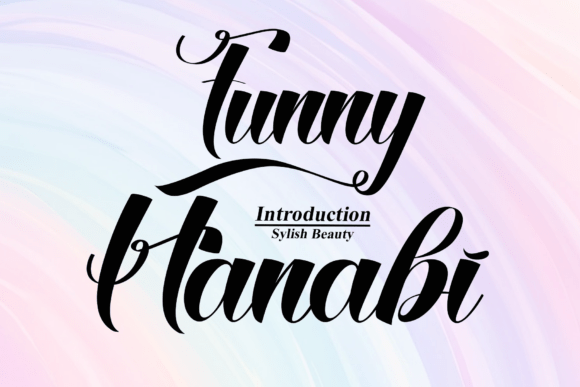 Funny Hanabi Font for Creative Projects