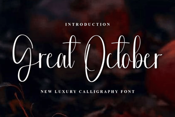 Great October Font Review