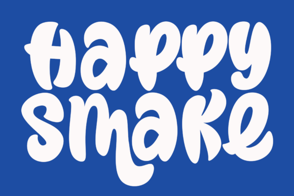 Happy Smake Font: Elegant Script for Editorial Design