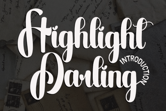 Highlight Darling Font for Business