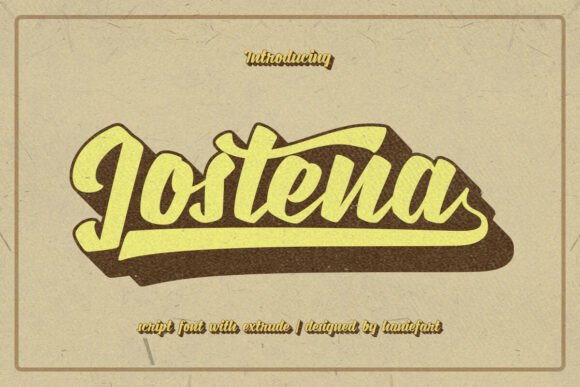 Jostena: A Captivating Script Typeface