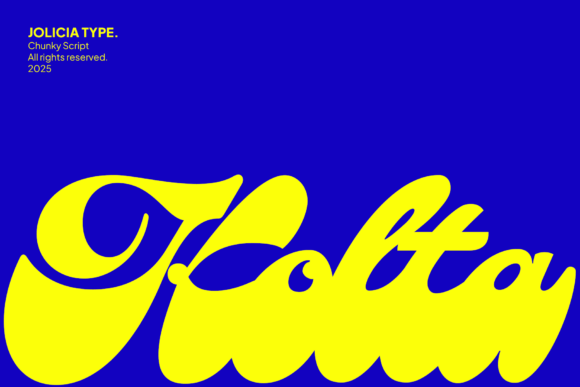 Kolta: A Bold Script Font for Web Design