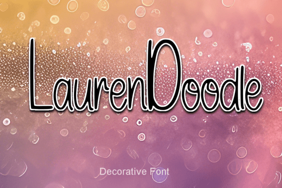 Laurendoodle: A Unique Script Font