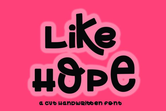 Like Hope Font for Editorial Design