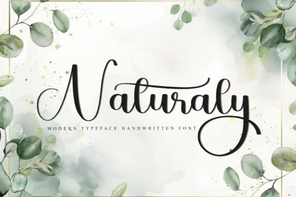 Naturaly: A Festive Font for Creative Projects