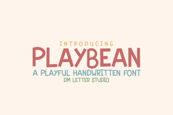 Playbean: A Cheerful Handwritten Font