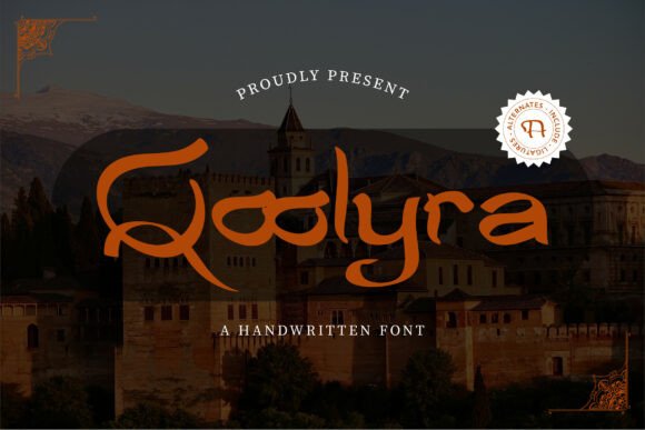 Qoolyra: A Handwritten Font for Creative Projects