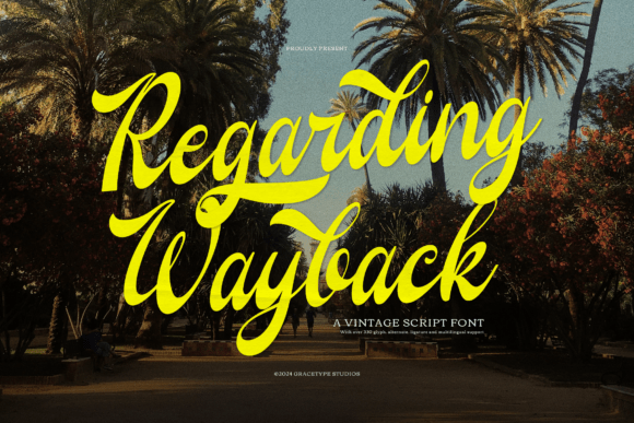 Regarding Wayback Font for Creative Projects