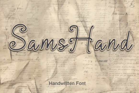 Samshand: A Playful Script Font for Web Design