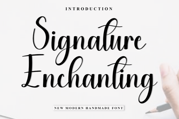 Signature Enchanting Font