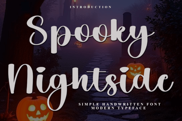 Spooky Nightside: A Font for Bold Campaigns