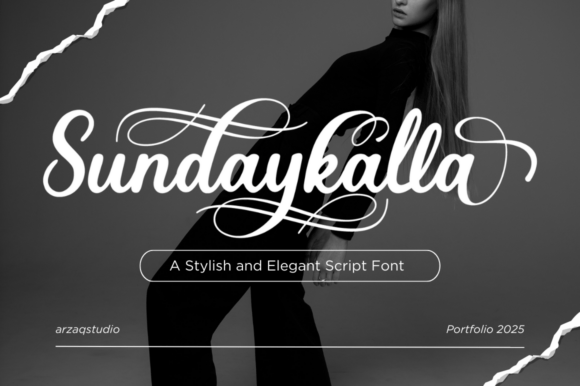 Sundaykalla: Elegant Script Font