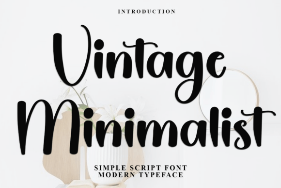 Vintage Minimalist Font